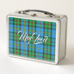 Schottisch isst! Clan MacLeod von Harris Tartan Ka Metall Brotdose
