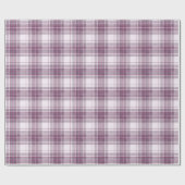 Schottisch Mauve Heritage Plaid Geschenkpapier (Flach)