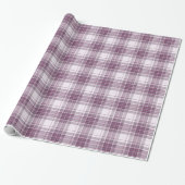 Schottisch Mauve Heritage Plaid Geschenkpapier (Ungerollt)