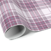 Schottisch Mauve Heritage Plaid Geschenkpapier (Rolleneckpunkt)