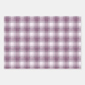 Schottisch Mauve Heritage Plaid Geschenkpapier Set (Vorderseite 2)