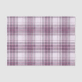 Schottisch Mauve Heritage Plaid Seidenpapier (Vorderseite)
