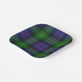 Schottisch Plaid Pappteller (Gewinkelt)
