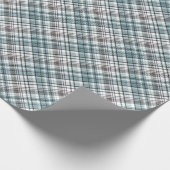 Schottisch, schwarz und weiß, tartan, stilvoll, kl geschenkpapier (Ecke)