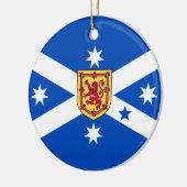 Schottische australische Keramik (Heritage flagge) Keramik Ornament (Links)