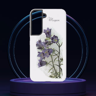 Schottische Blauglockenblumen-Farbillustration Samsung Galaxy Hülle