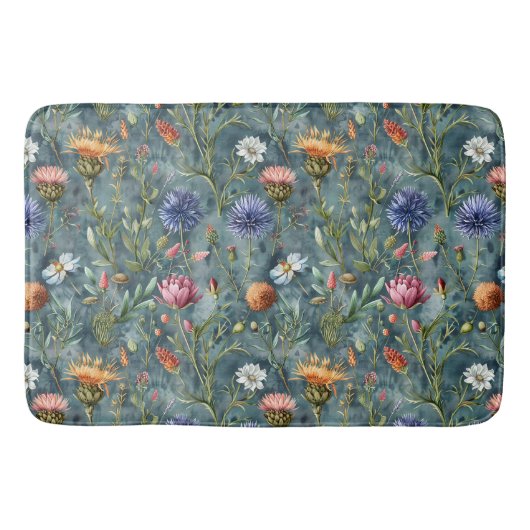 Schottische Blume Badematte (Vorderseite)