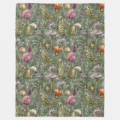 Schottische Blume Fleecedecke (Vorderseite)