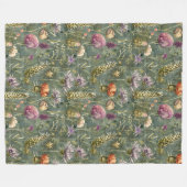 Schottische Blume Fleecedecke (Vorderseite (Horizontal))