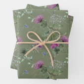 Schottische Blume Geschenkpapier Set (Beispiel)