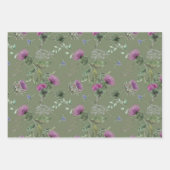 Schottische Blume Geschenkpapier Set (Vorderseite)