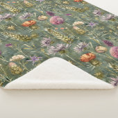 Schottische Blume Sherpadecke (3/4)