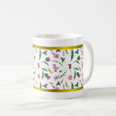 Schottische Blume & Thistles Kaffeetasse (VorderseiteRechts)