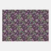 Schottische Blume wickeln Papierblatt ab Geschenkpapier Set (Vorderseite)