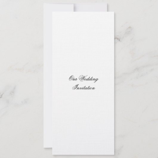 Schottische Braut-und Einladung (Rückseite)