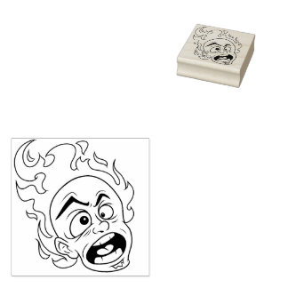 Schottische Briefmarke der Holzkunst Gummistempel