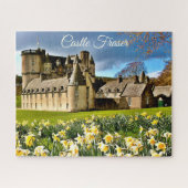 Schottische Burg Fraser Clan Foto vor der Herausfo Puzzle (Horizontal)