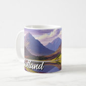 Schottische Burg Highlands Kaffeetasse (Vorderseite Links)
