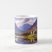 Schottische Burg Highlands Kaffeetasse (Mittel)