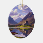 Schottische Burg Highlands Keramik Ornament (Rechts)