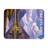 Schottische Burg Highlands Magnet (Horizontal)