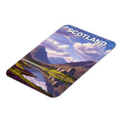 Schottische Burg Highlands Magnet (Linke Seite)