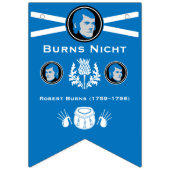Schottische Burns Night Wimpelkette (Erste Fahne)