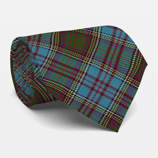 Schottische Clan-Andersontartan-Krawatte Krawatte (Gerollt)