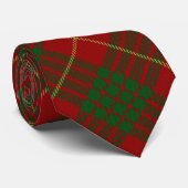 Schottische Clan-Camerontartan-Krawatte Krawatte (Gerollt)