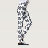 Schottische Clan Hannay Tartanscottie-Hunde Leggings (Rechts)