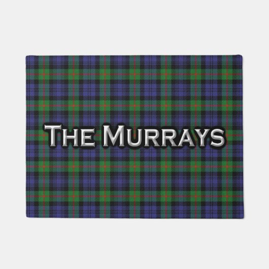 Schottische Clan-Murraytartan-Fußmatte Fußmatte (Vorderseite)