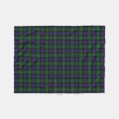 Schottische Clan-Rose, die klassischen Tartan jagt Fleecedecke (Vorderseite (Horizontal))