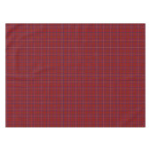 Schottische Clan-Rosemoderner roter Tartan Tischdecke (Vorderseite (Horizontal))