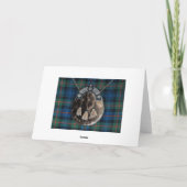 Schottische Collage Karte (Rückseite)