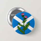 Schottische Distel Button (Vorne & Hinten)