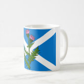 Schottische Distel Kaffeetasse (VorderseiteRechts)