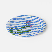 Schottische Distel Pappteller (Schrägansicht)