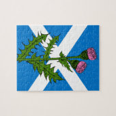 Schottische Distel Puzzle (Horizontal)