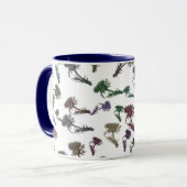 Schottische Distel-Tasse Tasse (Vorderseite Links)