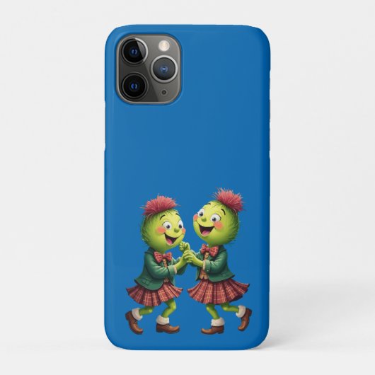 Schottische Disteln im Schottenmuster beim Ceilidh Case-Mate iPhone Hülle (Rückseite)
