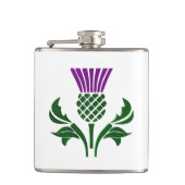 Schottische Emblemdistel Flachmann (Vorderseite)