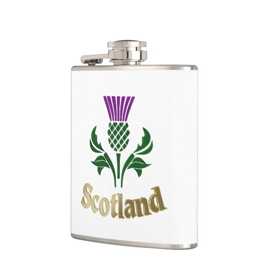 Schottische Emblemdistel Flachmann (Links)