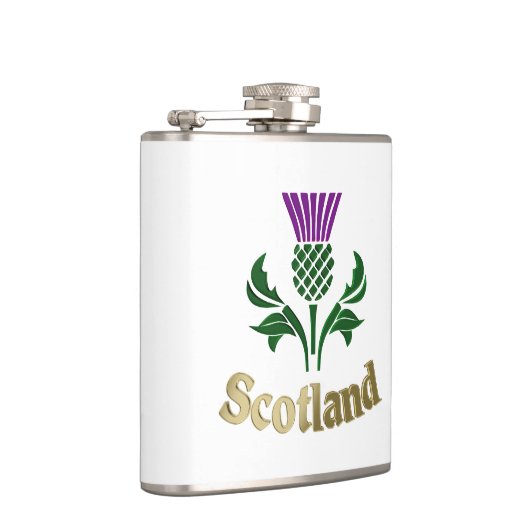 Schottische Emblemdistel Flachmann (Rechts)