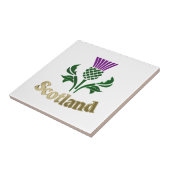 Schottische Emblemdistel Fliese (Seite)