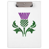 Schottische Emblemdistel Klemmbrett (Vorderseite)