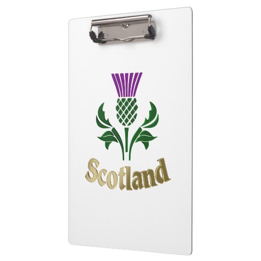 Schottische Emblemdistel Klemmbrett (Links)