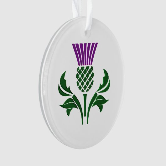 Schottische Emblemdistel Ornament (Vorderseite)