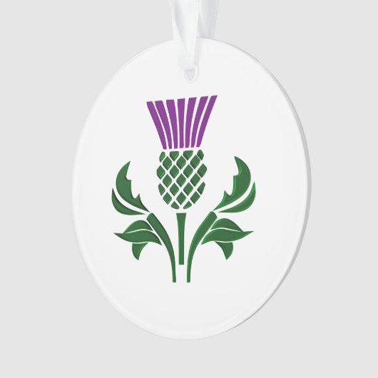 Schottische Emblemdistel Ornament (Vorderseite)