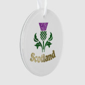 Schottische Emblemdistel Ornament (Vorderseite)