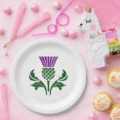 Schottische Emblemdistel Pappteller (Party)